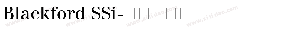 Blackford SSi字体转换